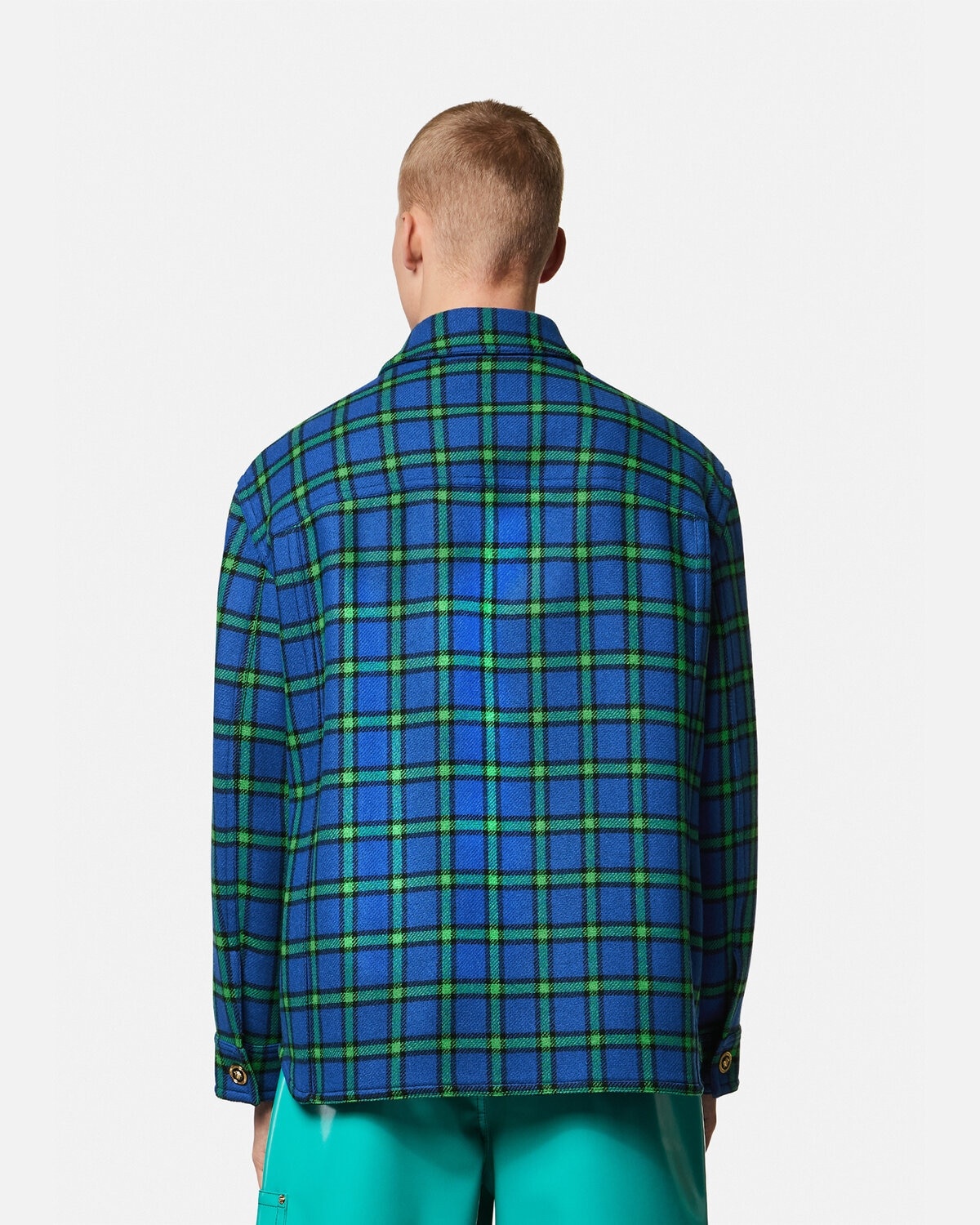 Checked Wool Jacket - 4
