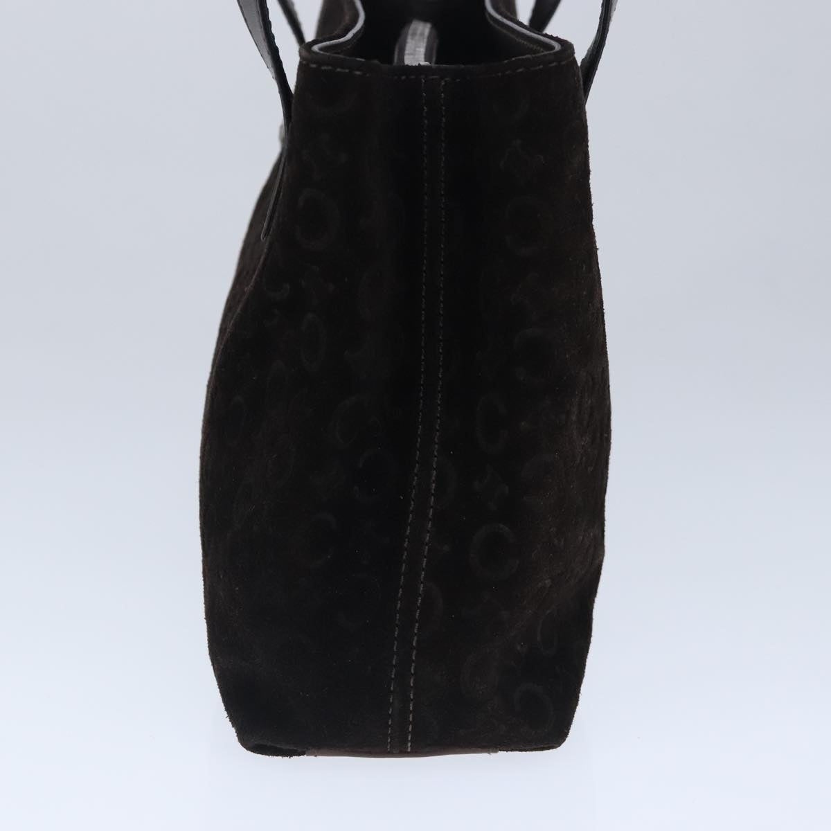 CELINE C Macadam Canvas Hand Bag Brown - 3