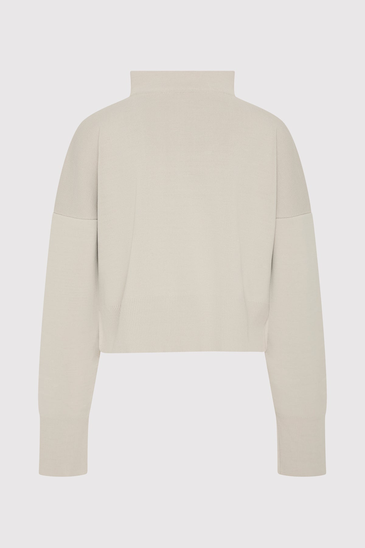 Milano Knit Zip Jumper - Silver - 7