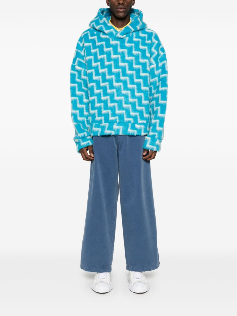 BONSAI geometric-pattern hoodie outlook