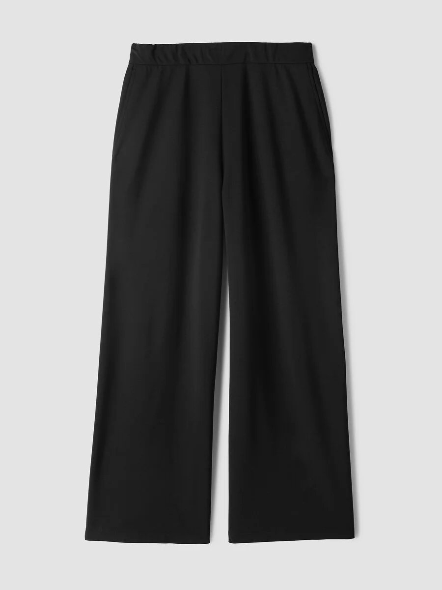 Extra-Fine Ponte Wide-Leg Pant - 1