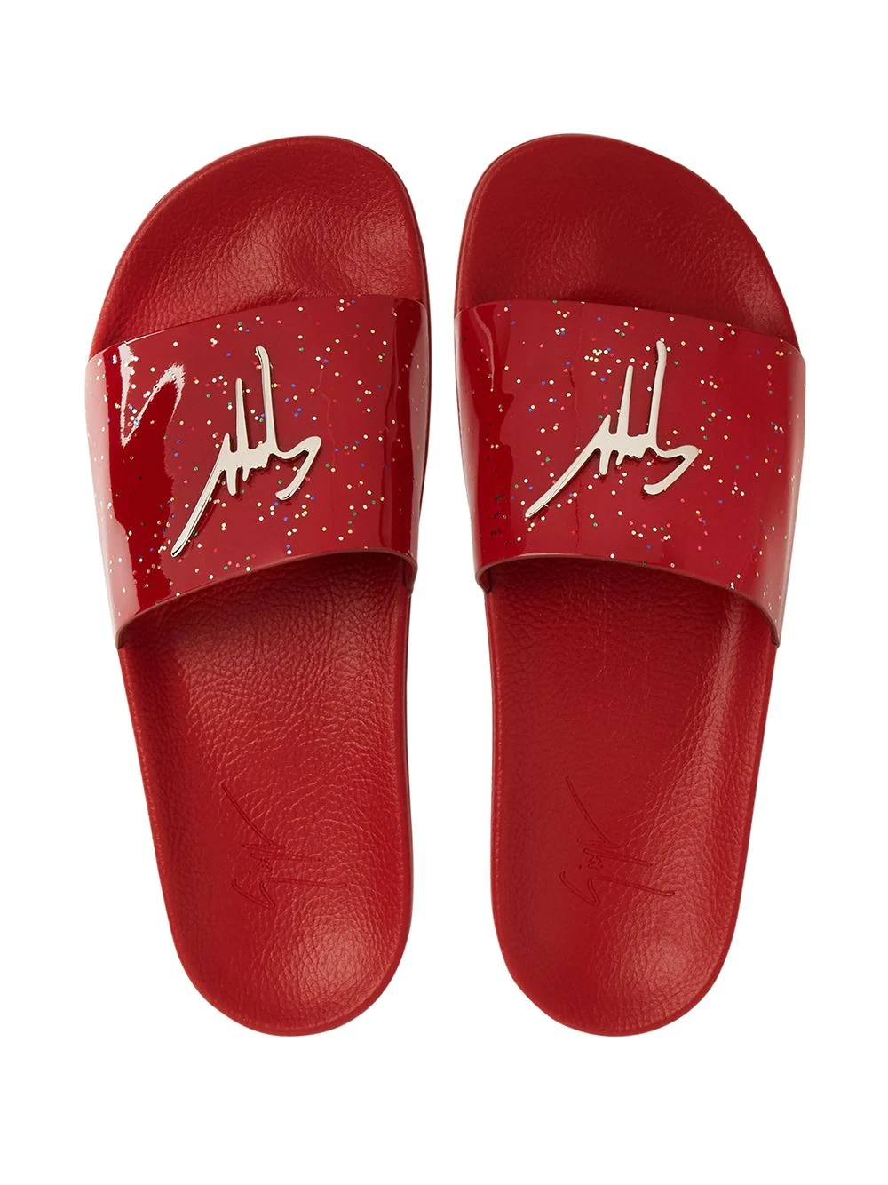 Brett patent leather slides - 4