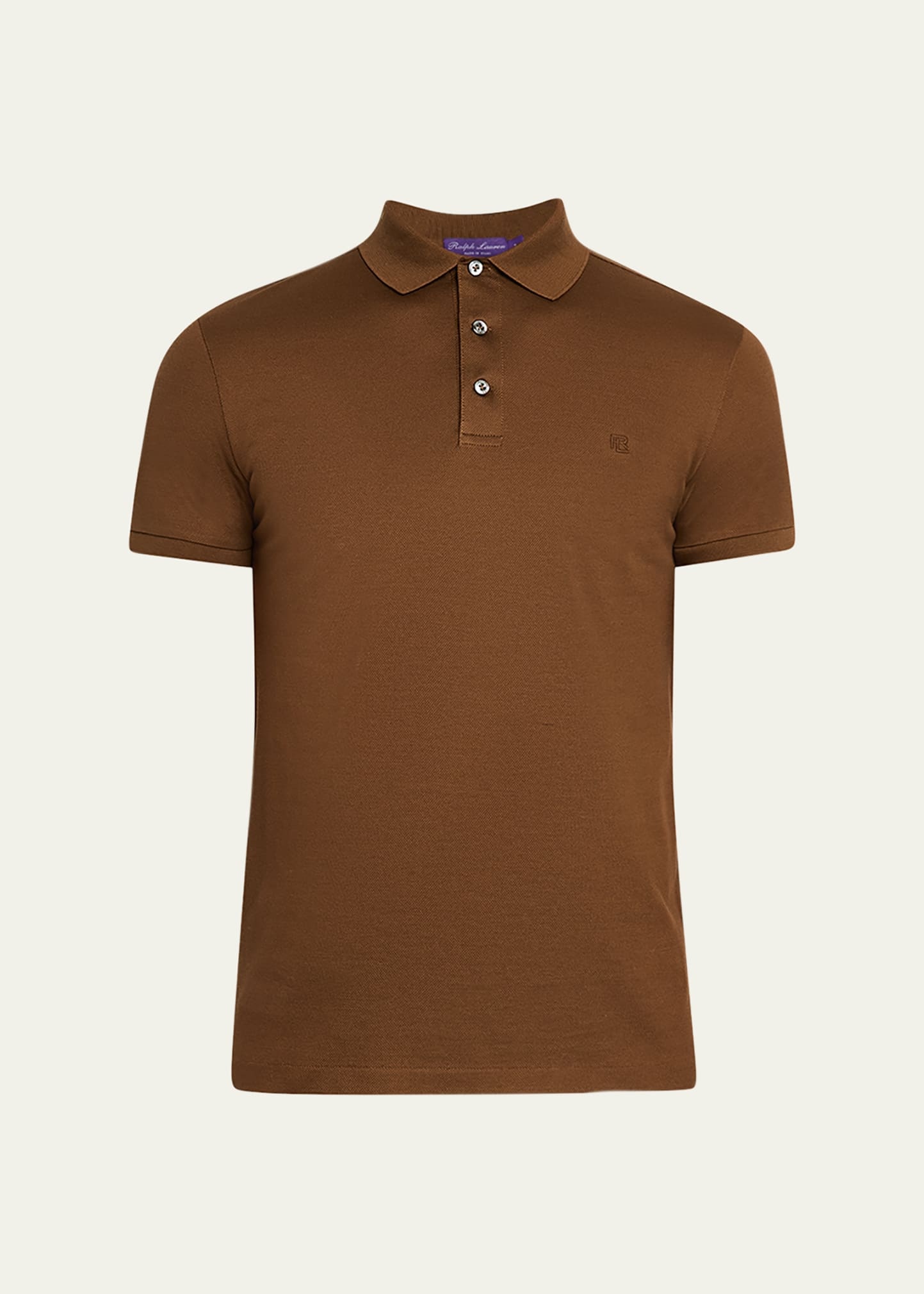 Men's Custom Slim-Fit Pique Polo Shirt - 1
