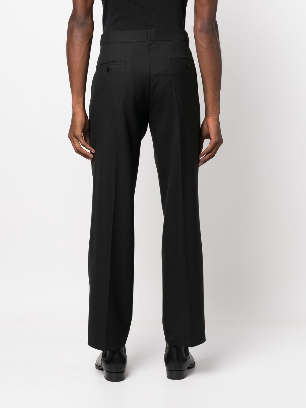 cropped straight-leg trousers - 4