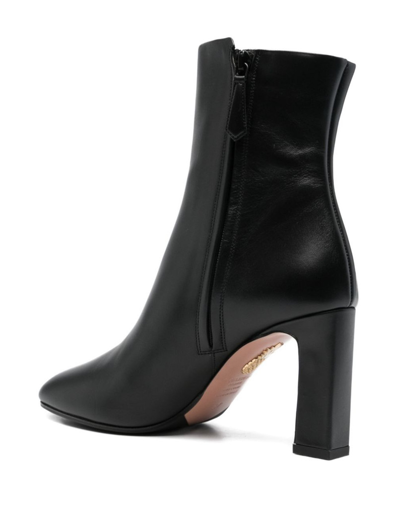 80mm zipped round-toe boots 3