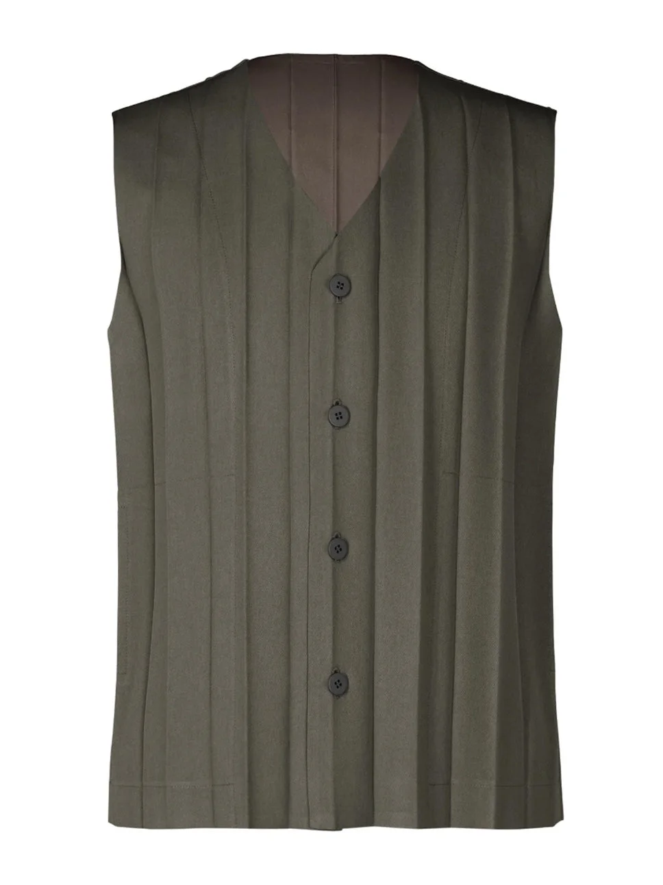 EDGE ENSEMBLE VEST - DARK BROWN - 1