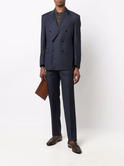 Canali double-breasted tailored suit outlook