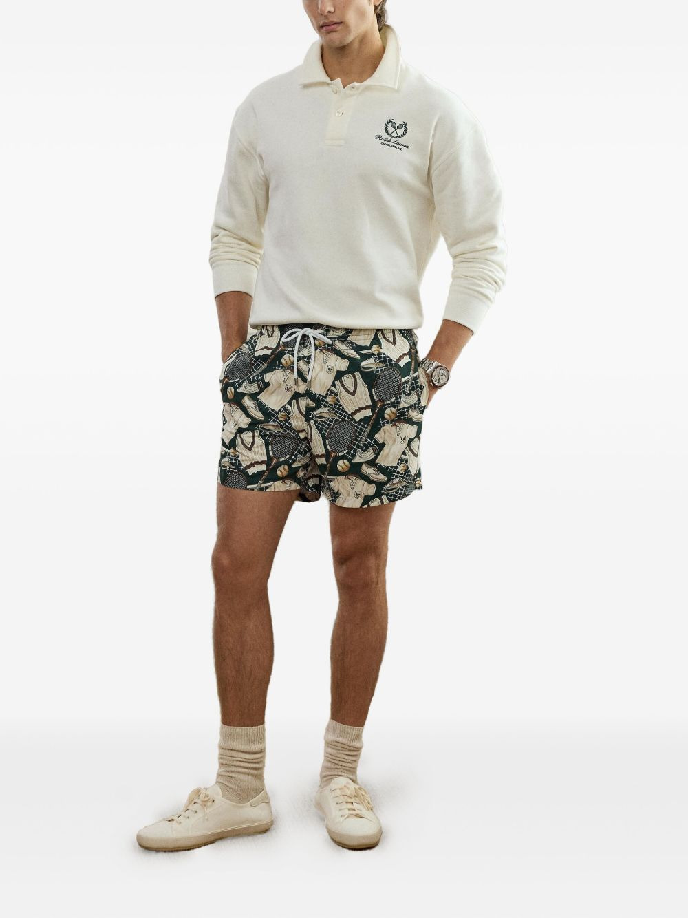 long-sleeve polo shirt - 2