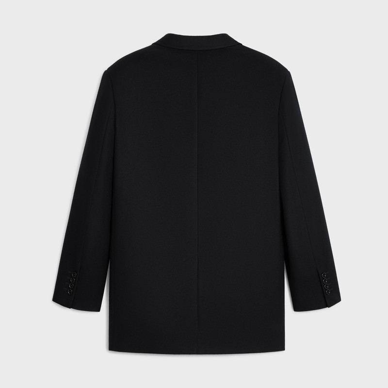 CELINE tailored jacket IN cashmere flannel outlook