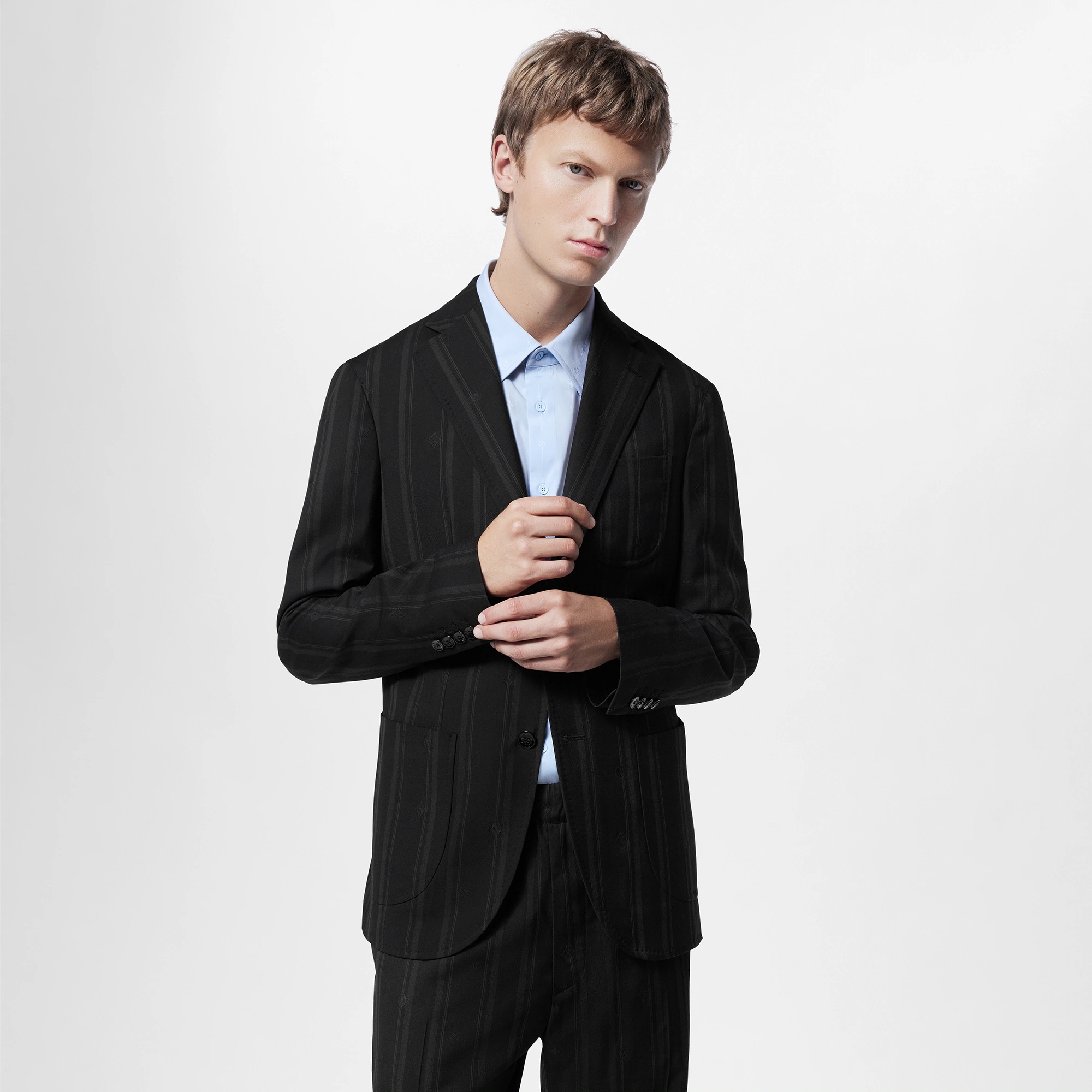 Single-Breasted Wool Napolitana Jacket - 4