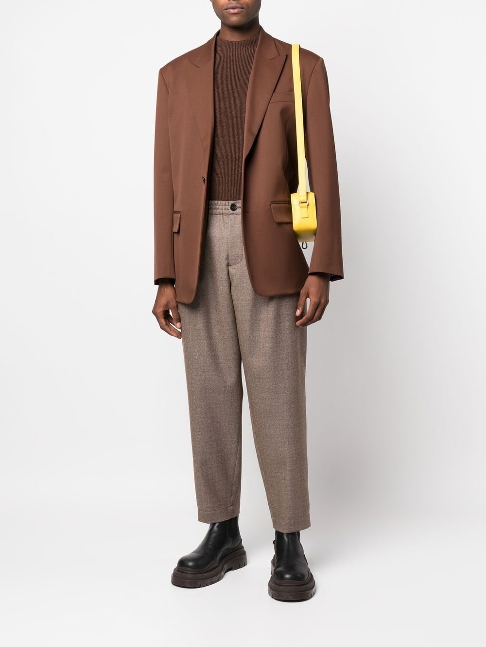 straight-leg wool trousers - 2