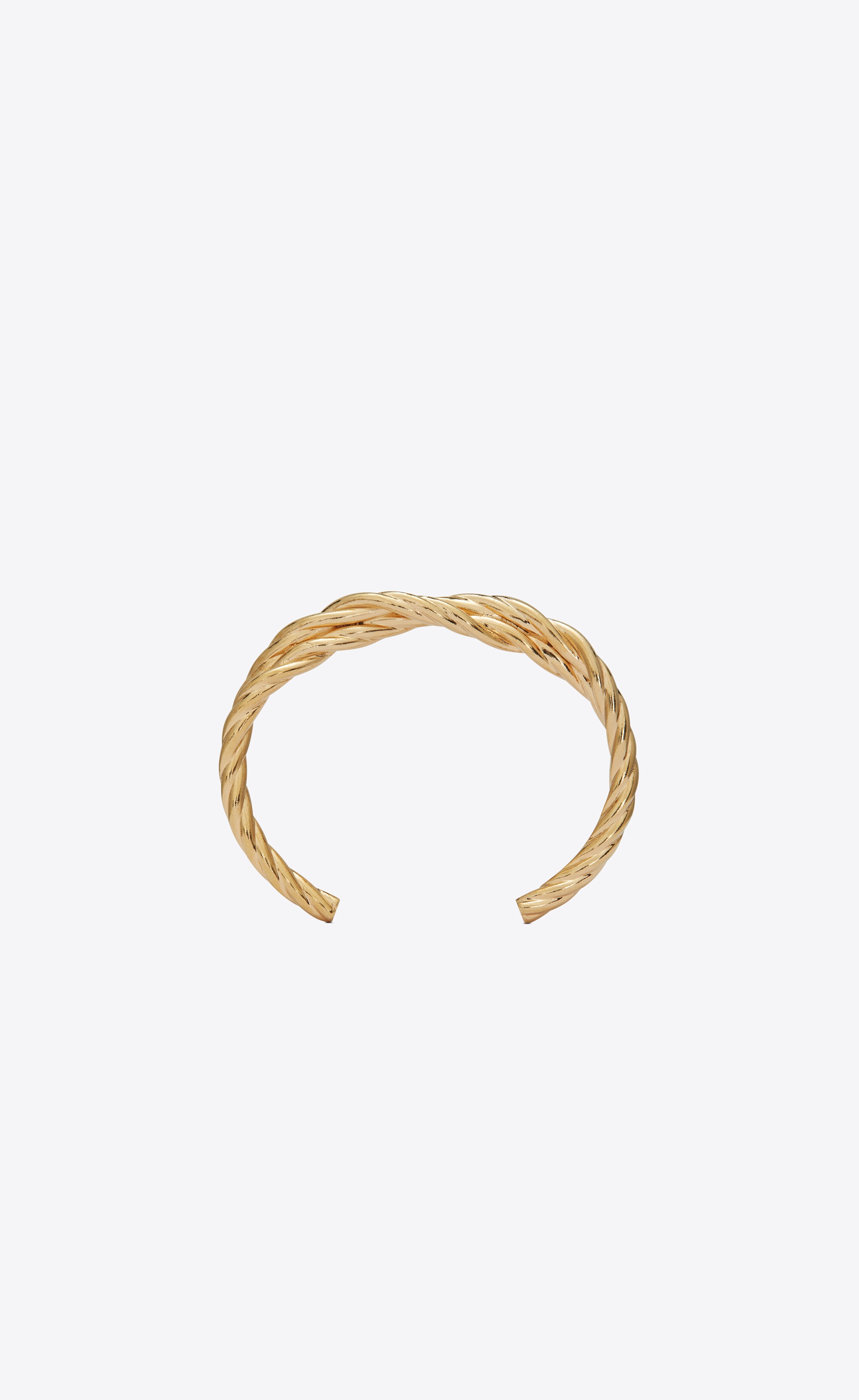 twist cuff bracelet in metal - 2