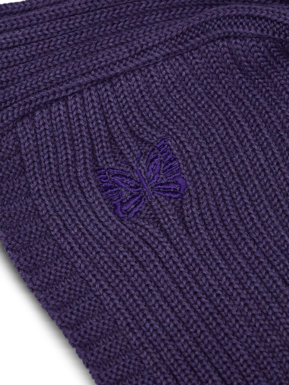 embroidered ribbed wool balaclavas - 5
