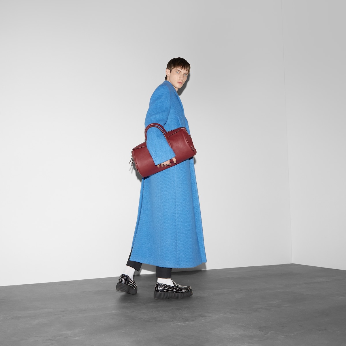 Herringbone wool coat - 6