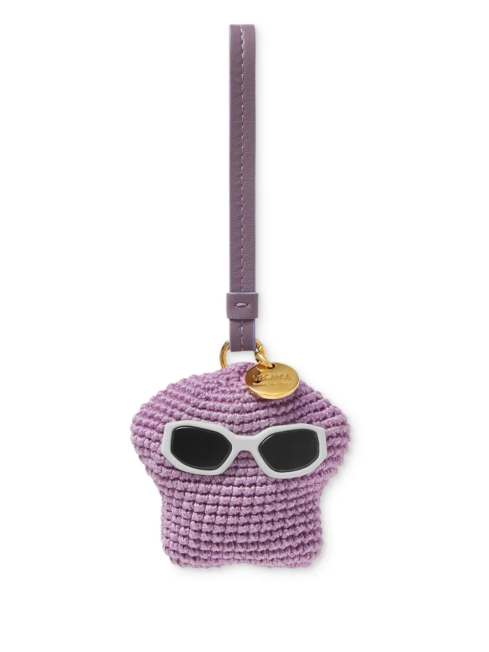 Medusa Fluffy crochet bag charm - 1