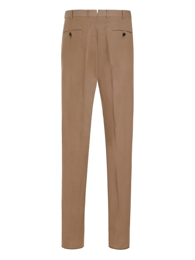 ZEGNA wool straight-leg trousers outlook