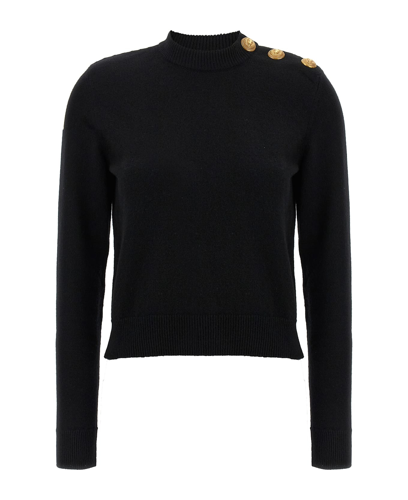 Eco-cashmere Button Sweater - 1