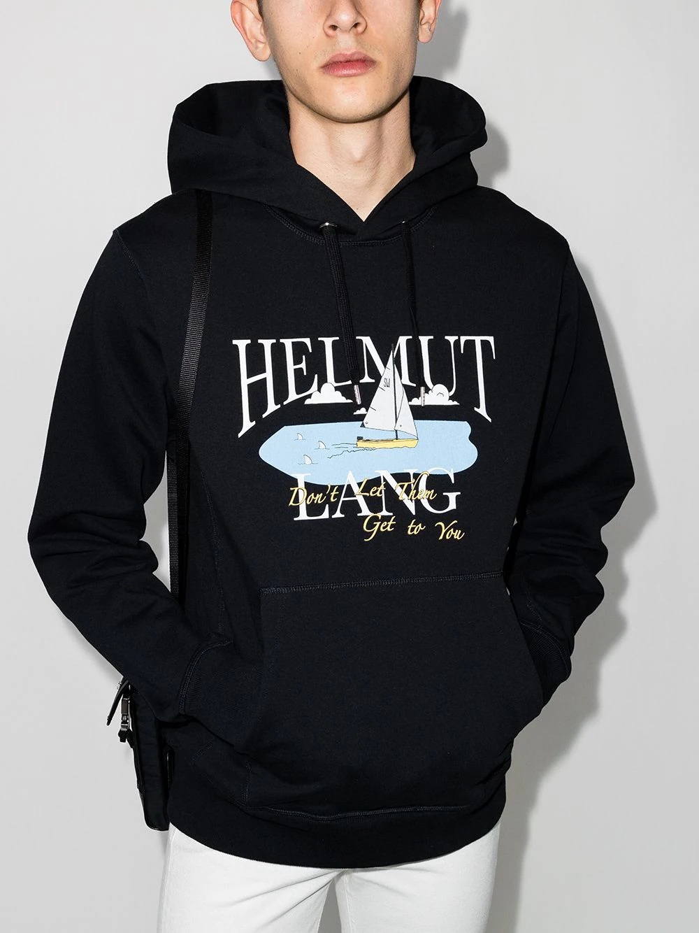 x Saintwoods sea-print hoodie - 2