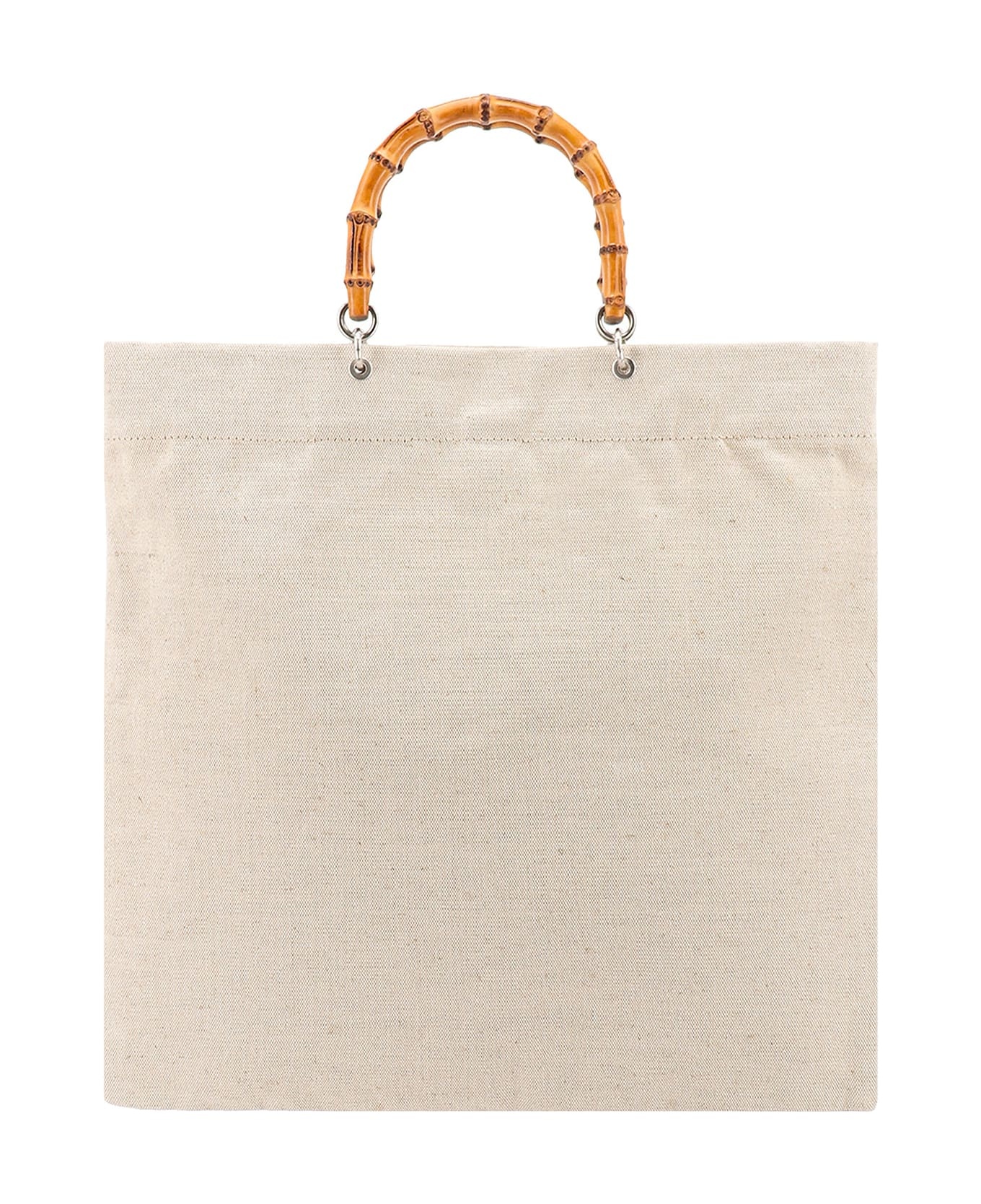 Sand Canvas Handbag - 2