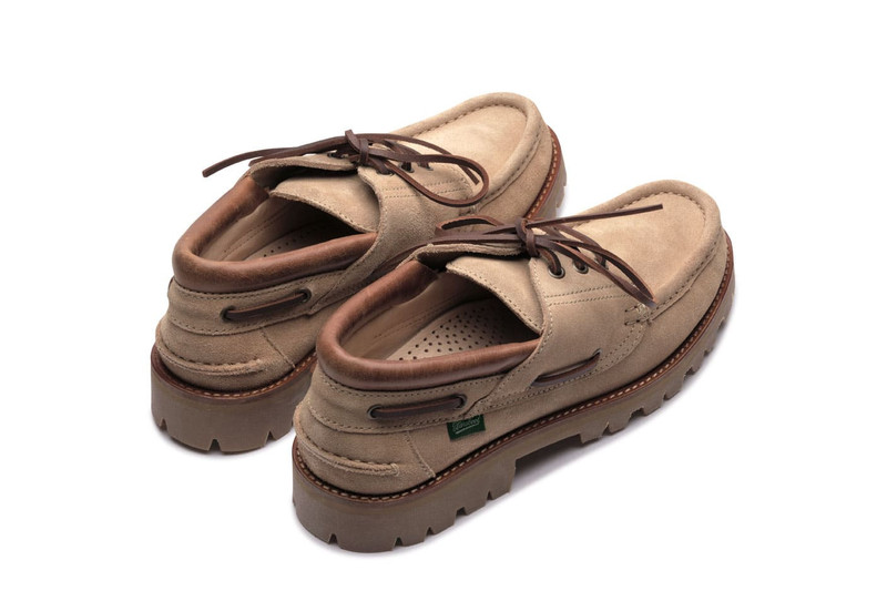 Paraboot Briac Beige Velvet - Rubber Sole outlook
