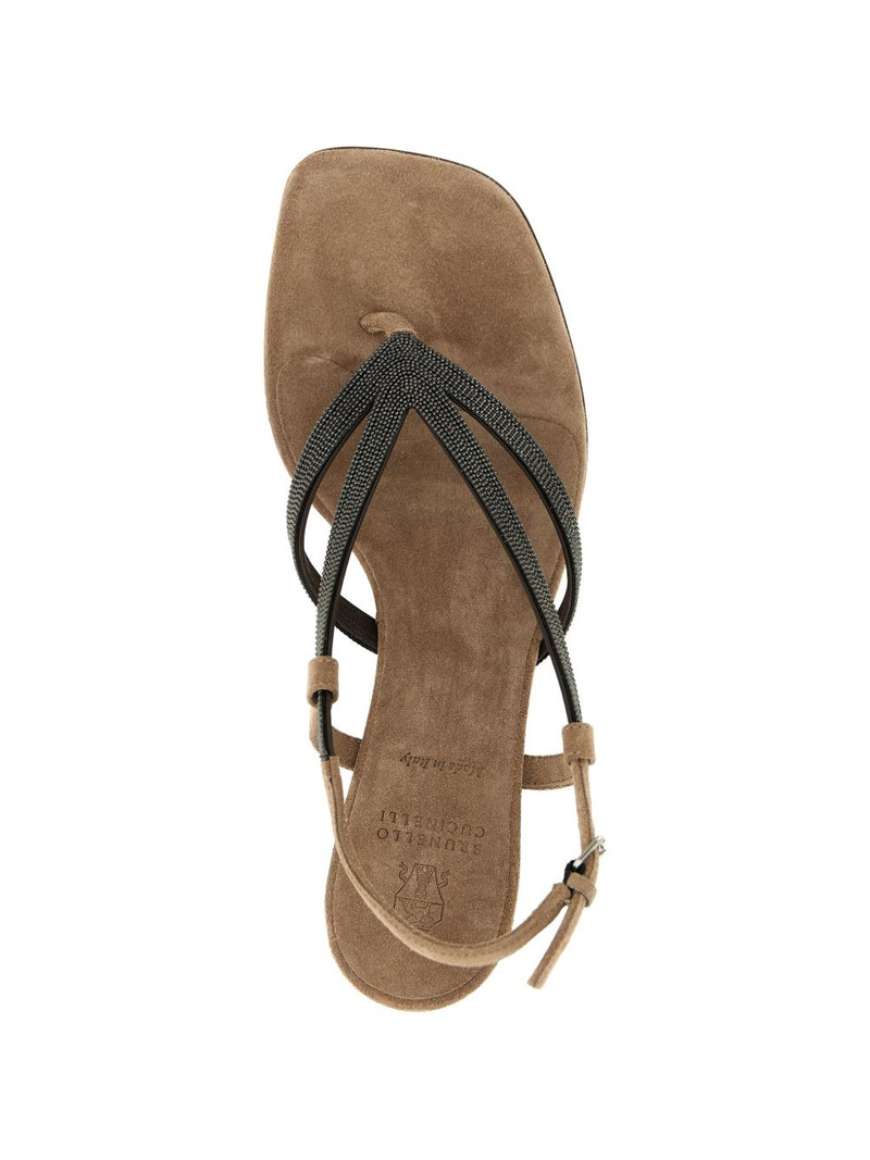 beaded strap sandals 4