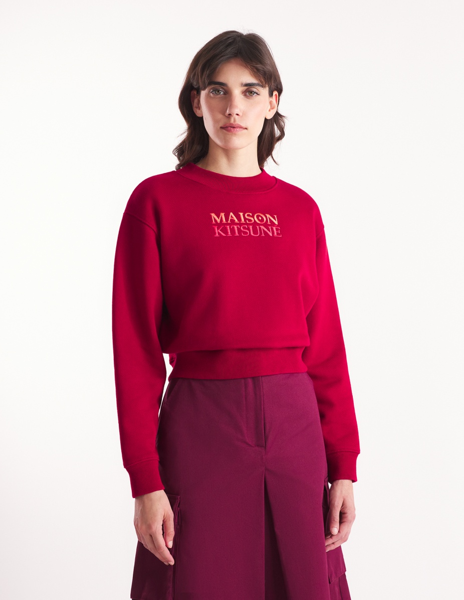 GRADIENT MAISON KITSUNE BOXY SWEATSHIRT - 3