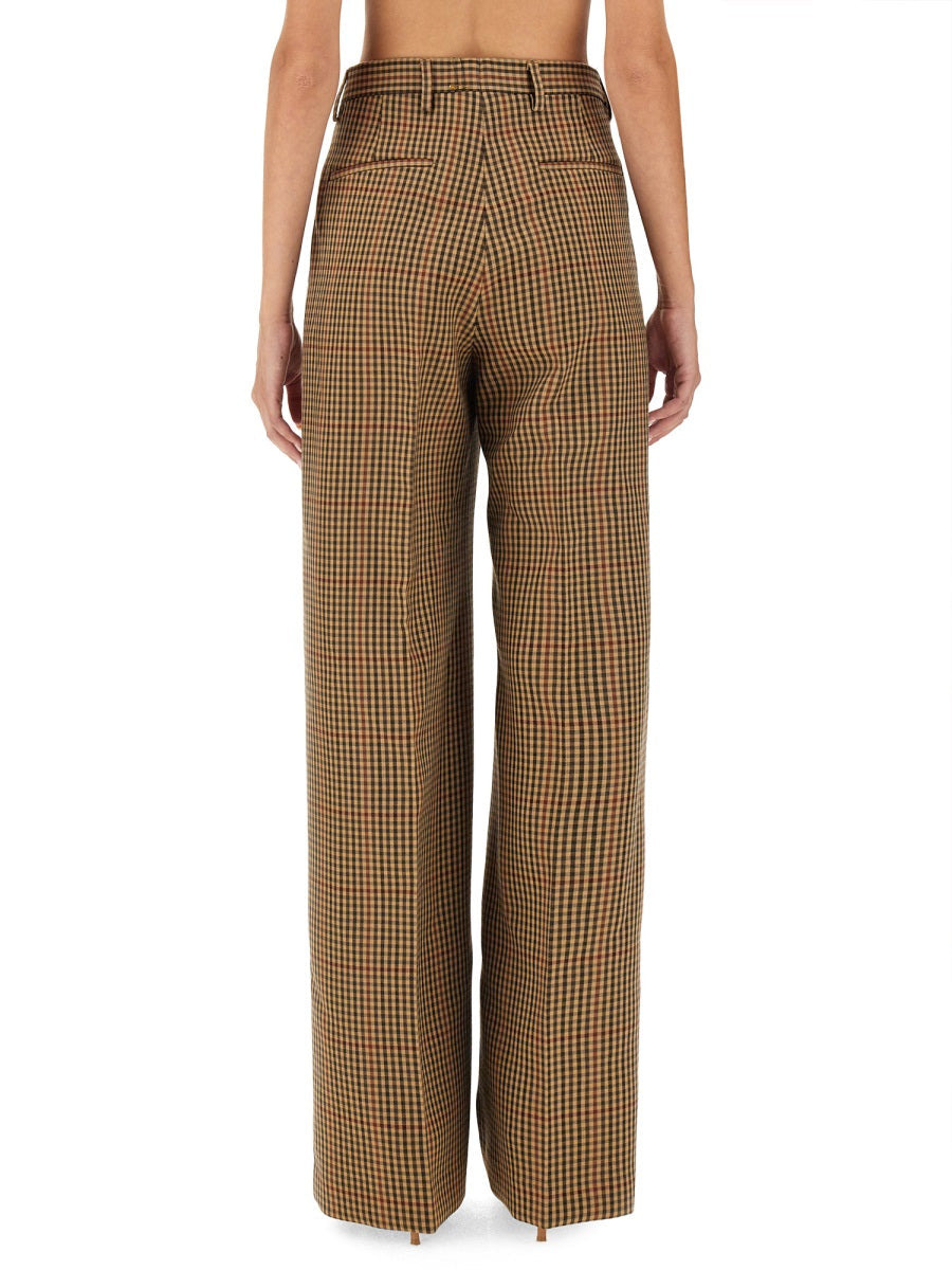 Dries Van Noten Women Pants With Check Pattern - 3