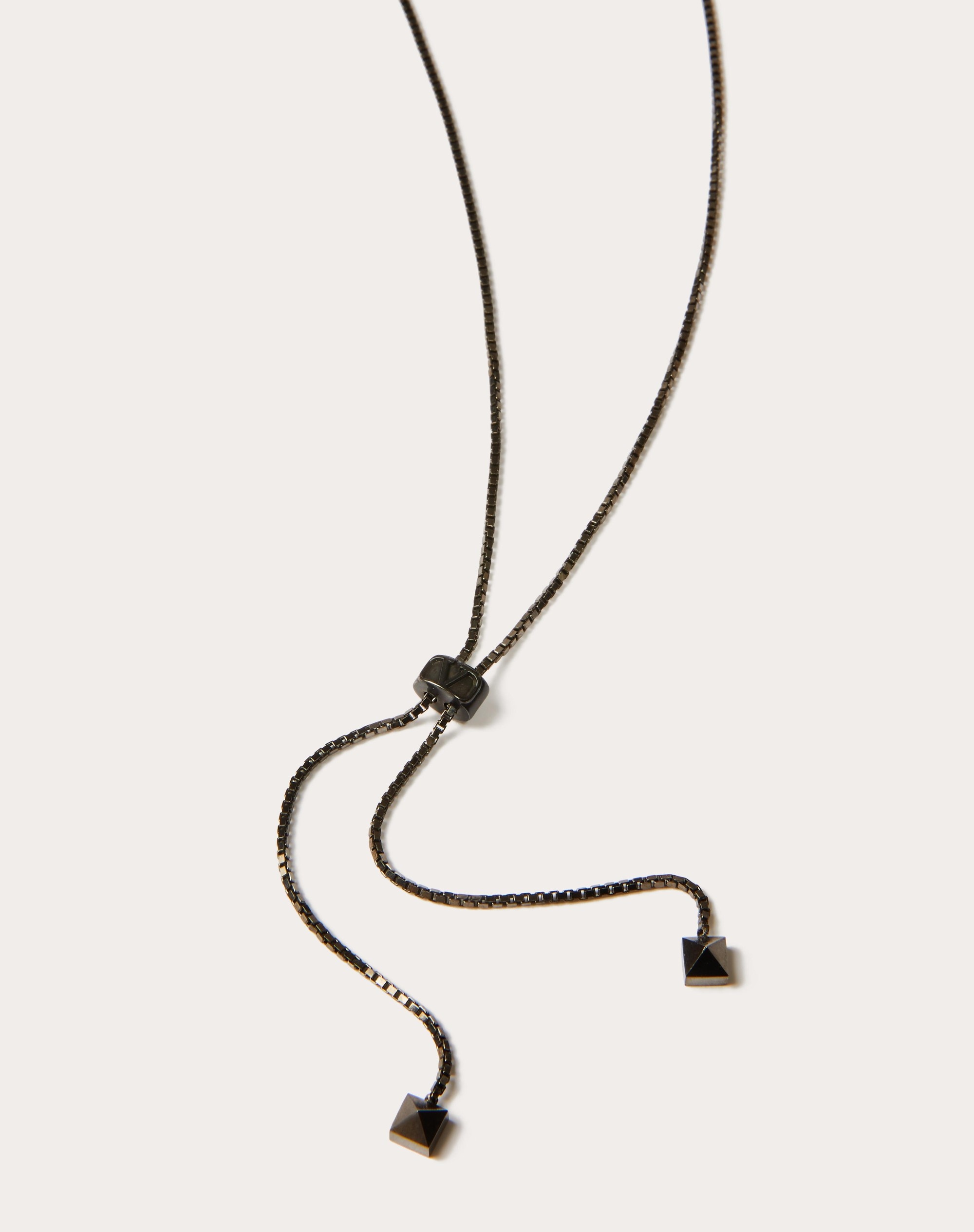 METAL ROCKSTUD NECKLACE - 4