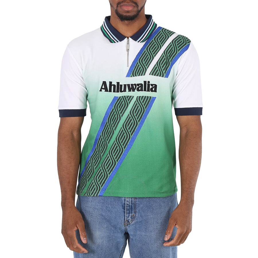 Ahluwalia Men's Football Short Sleeve Cotton Polo Shirt - 3