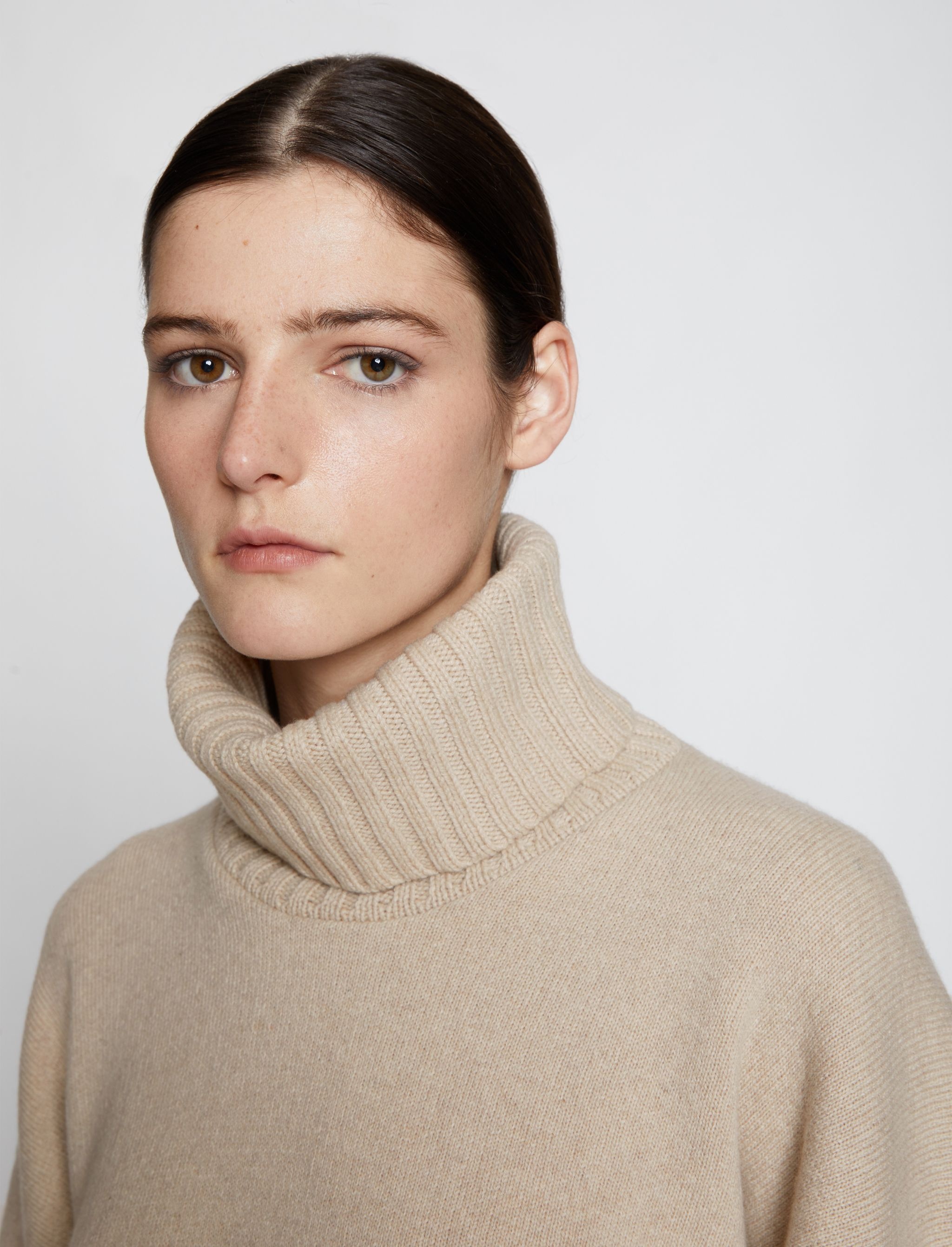 Doubleface Eco Cashmere Oversized Turtleneck Sweater - 5