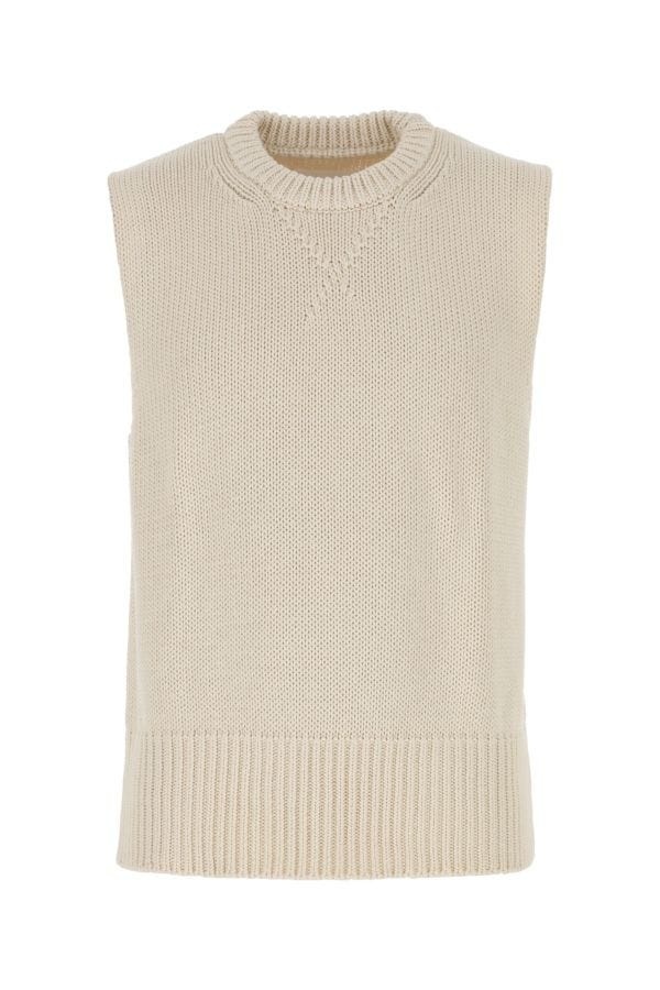 Ivory cotton vest - 1