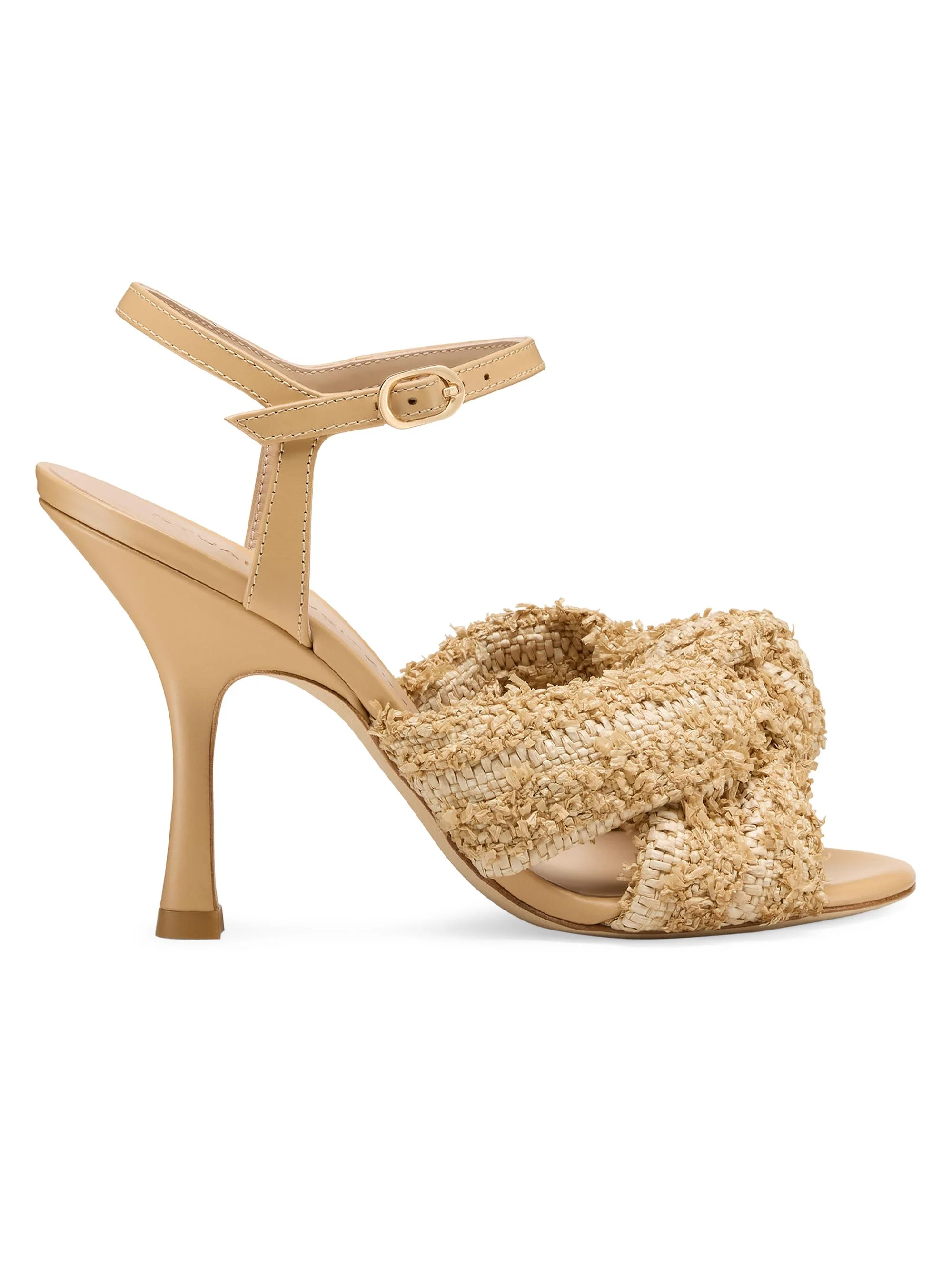 Women's Soplaya 100MM Knotted Sandals - Natural - 1