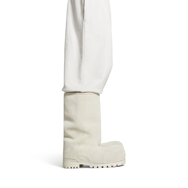 Women's Alaska Fur High Boot in White 9
