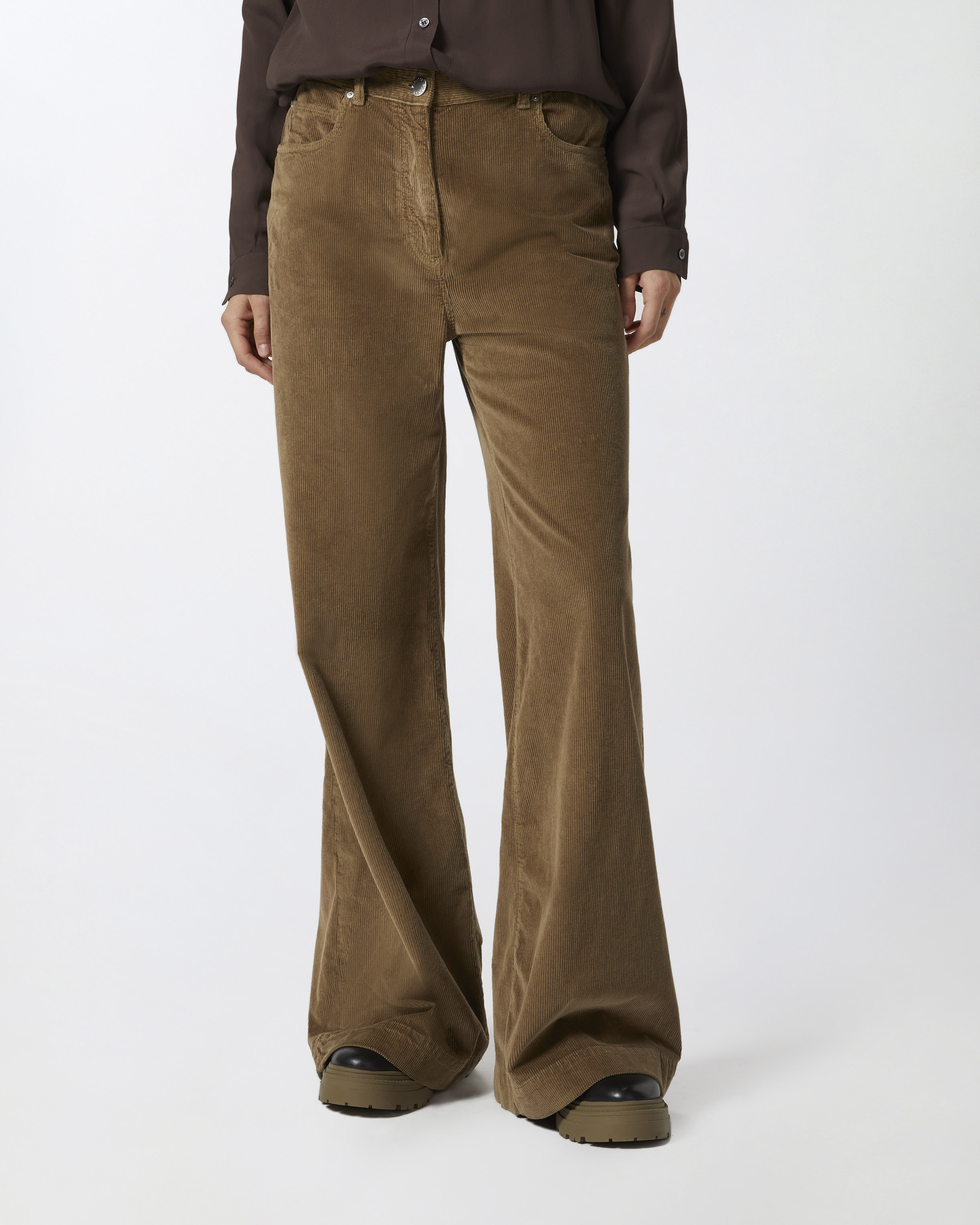 CORDUROY PALAZZO TROUSERS - 3
