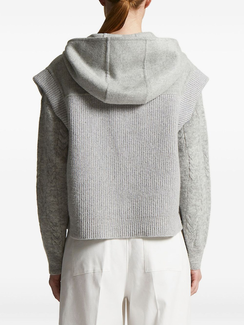 cable-knit hoodie 3