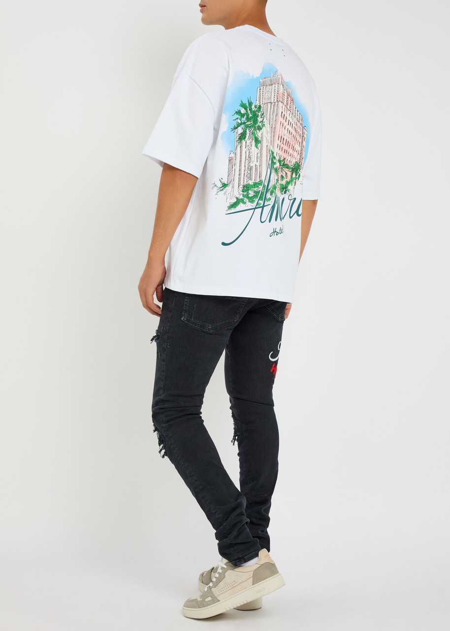 Amiri Hotel Printed Cotton T-shirt - 4