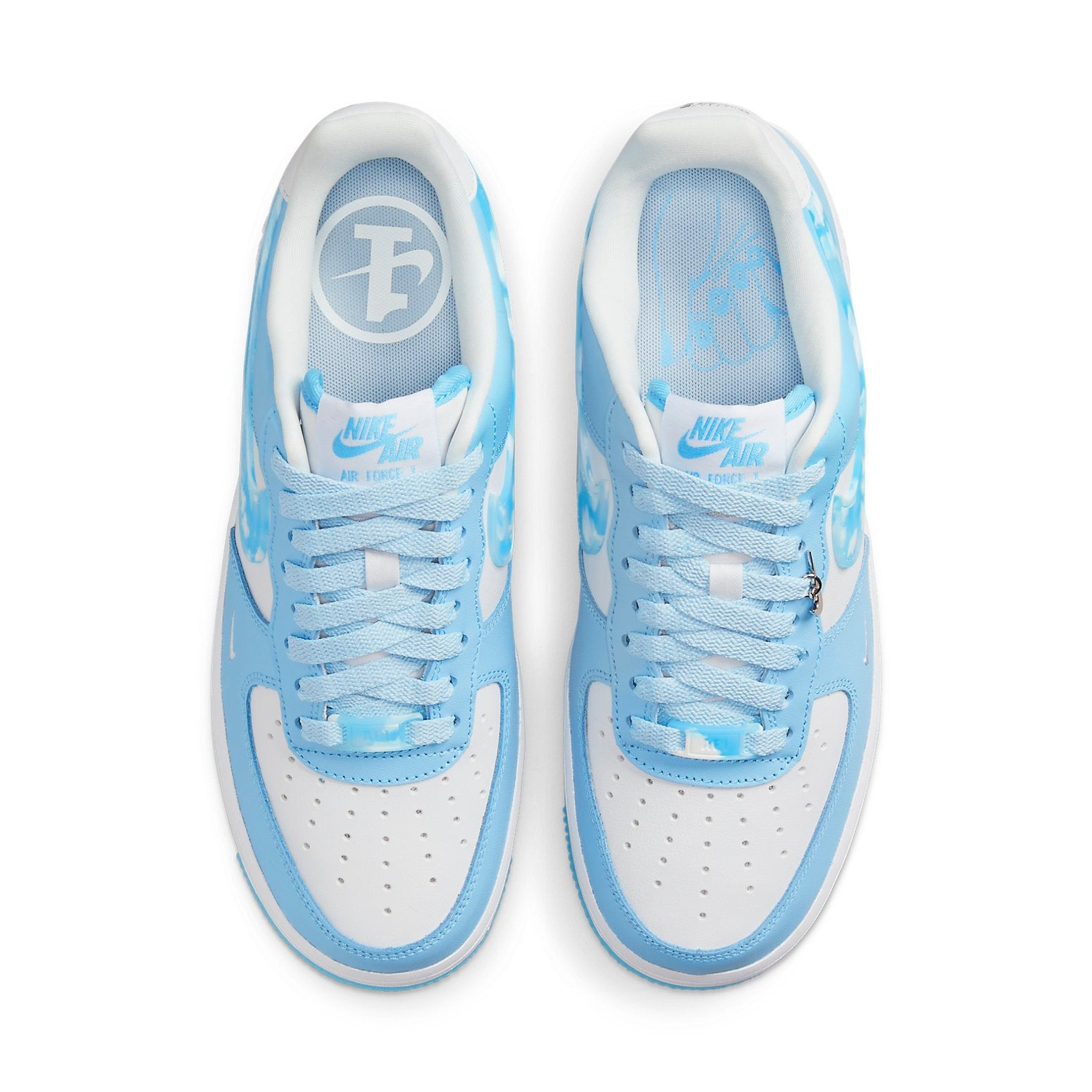 (WMNS) Nike Air Force 1 '07 LX 'Nail Art - Celestine Blue' DX2937-100 - 4