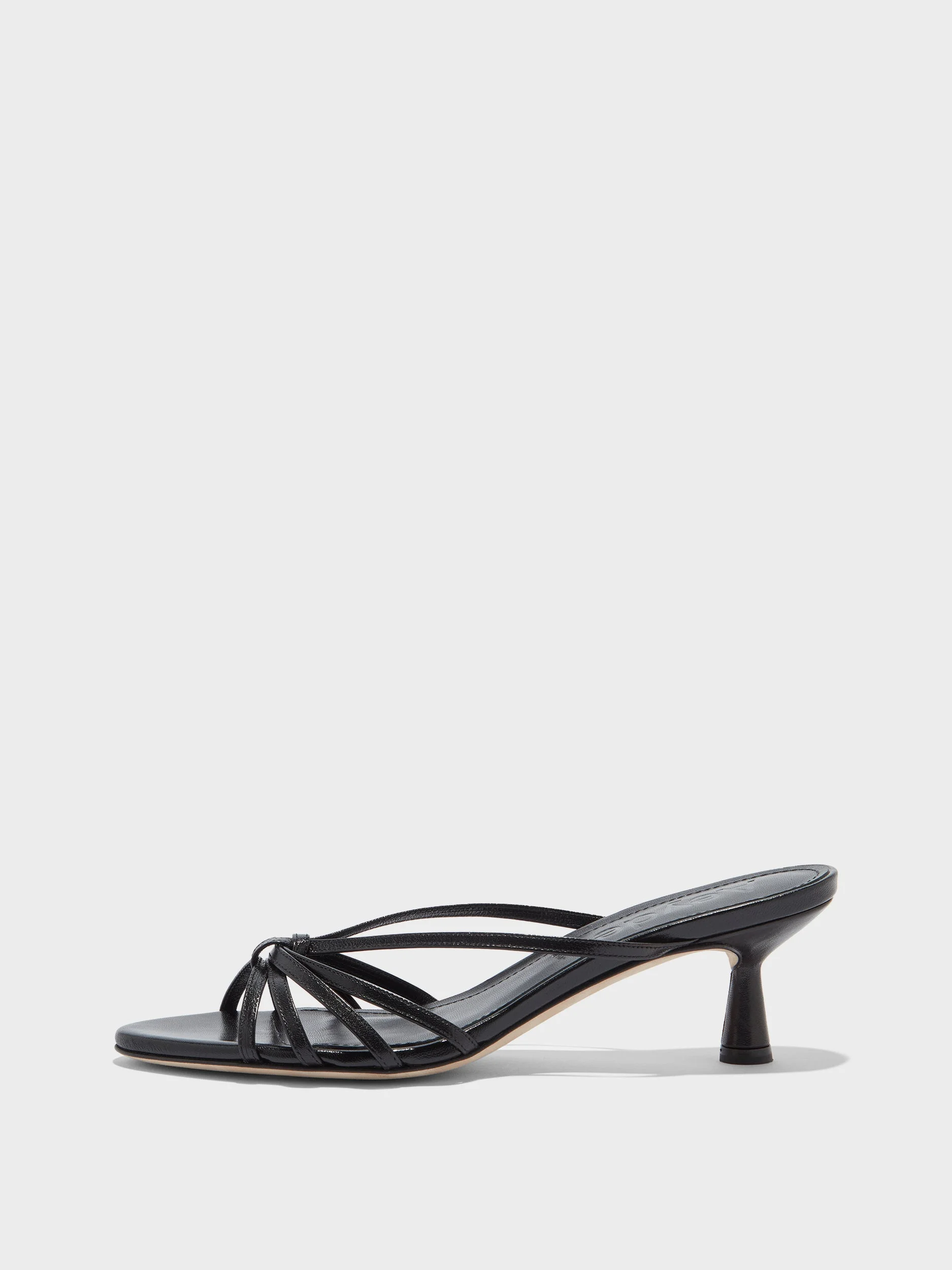 Abby Leather Mules - 1