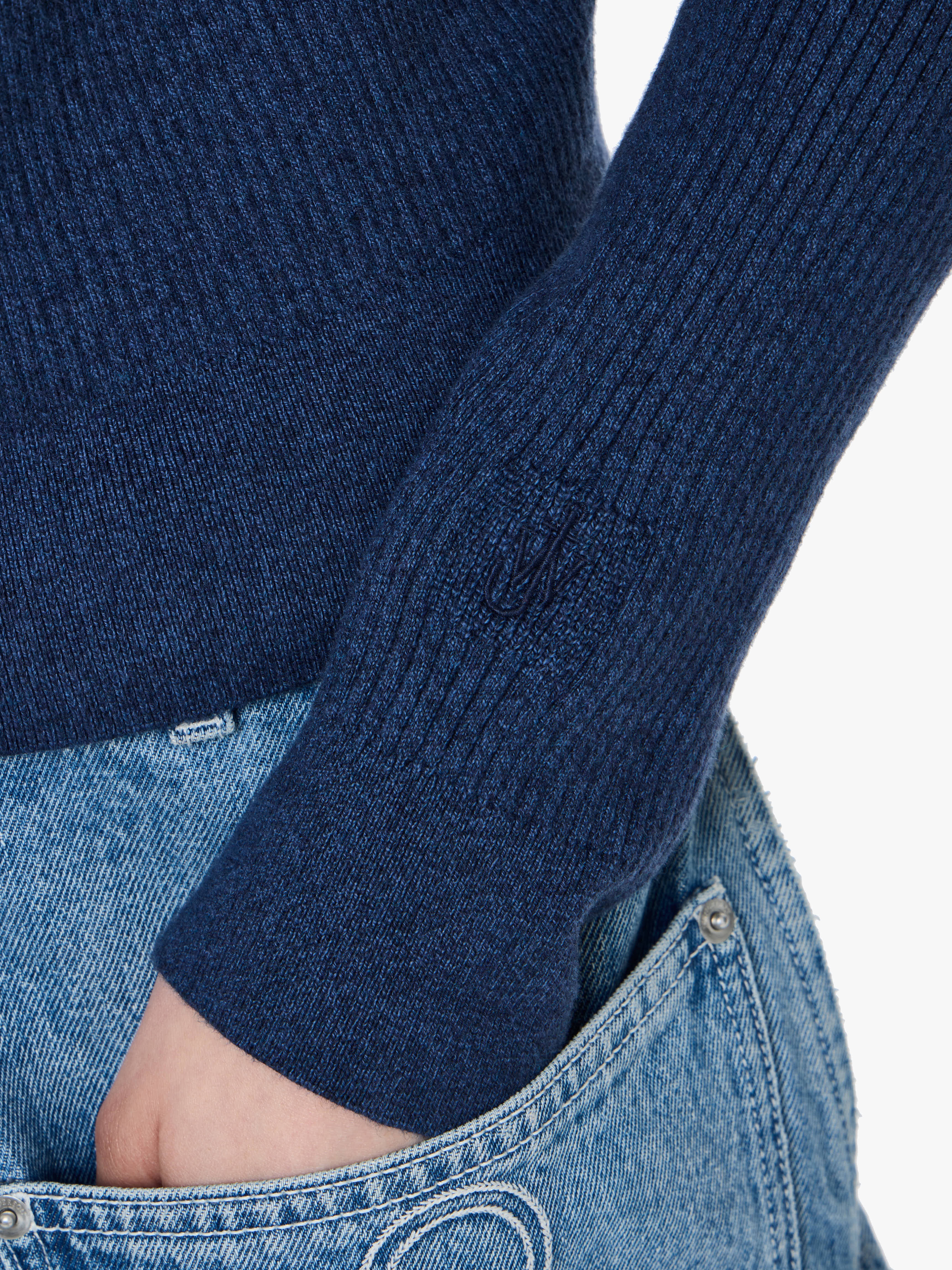 FITTED ZIP UP CARDIGAN - 5