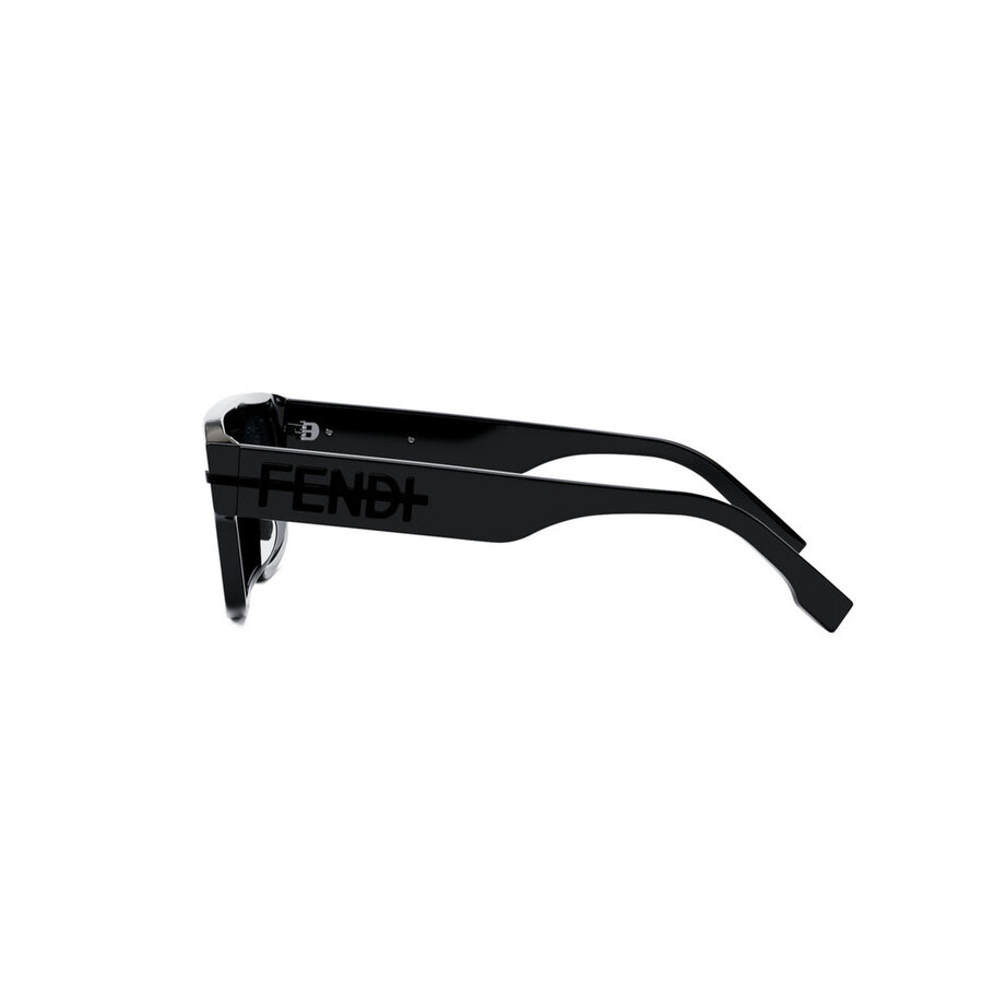 Fendi Grey Browline Men's Sunglasses FE40091U 01A 54 - 3