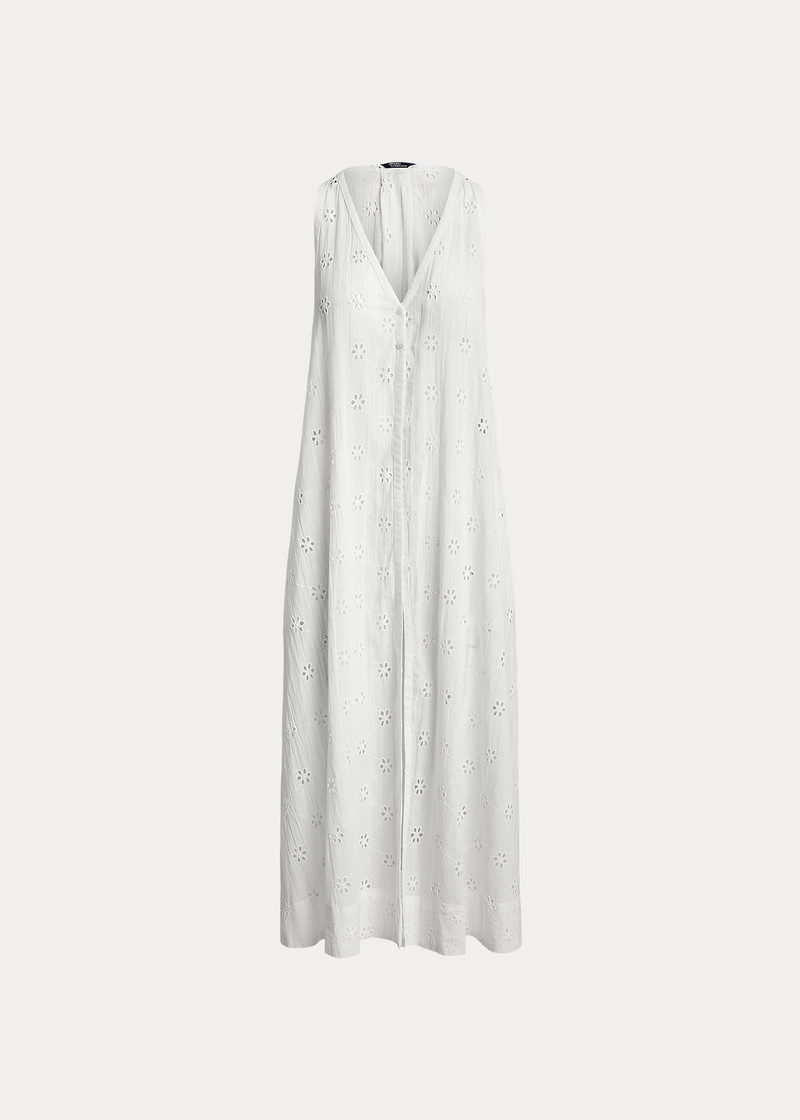 Cotton Eyelet Midi Cover-Up 1