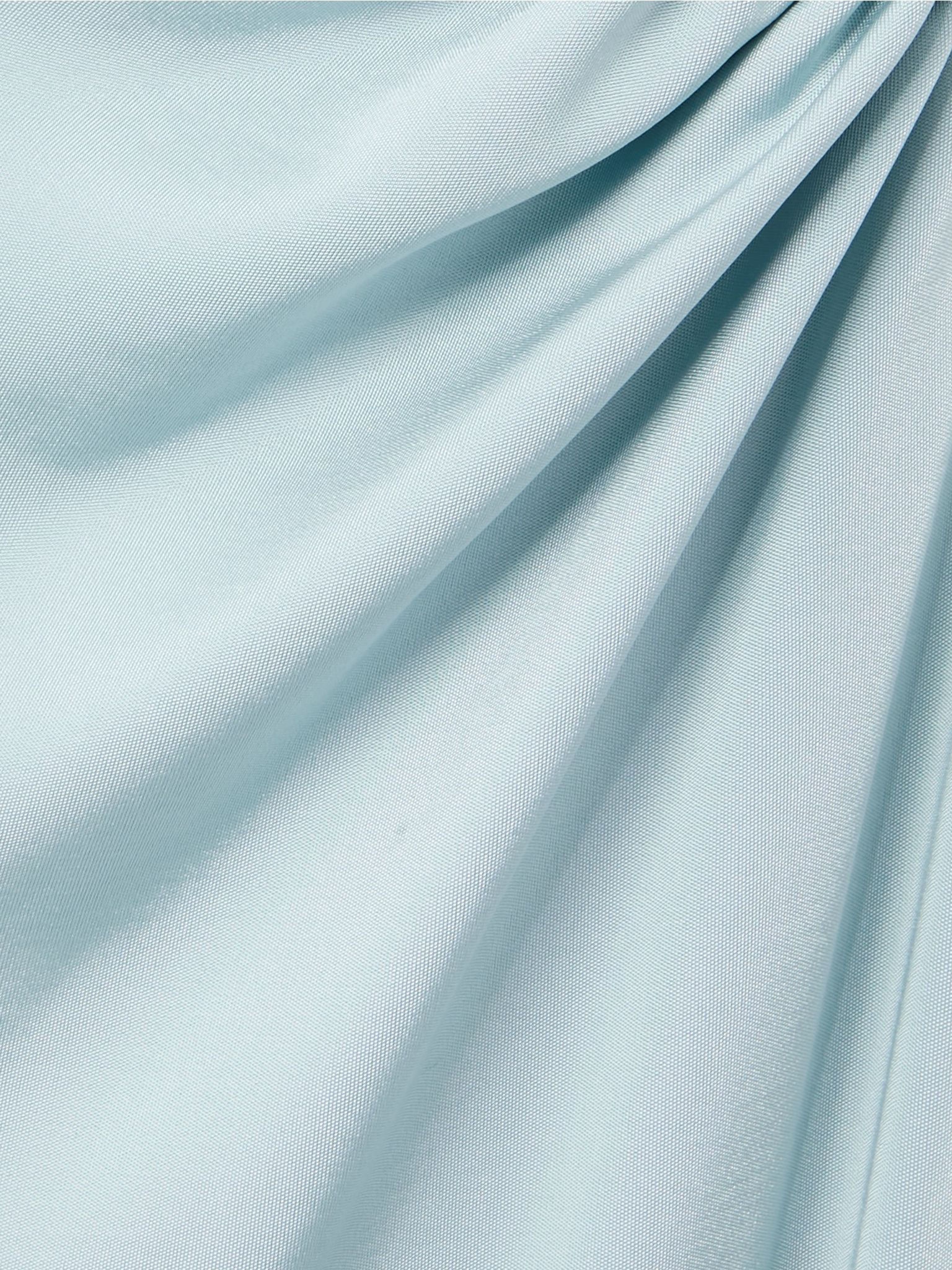 Cutout crepe midi dress Light blue - 4