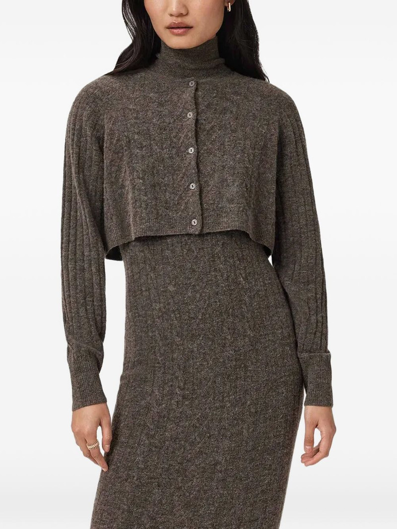Sabine roll-neck cardigan dress set 3