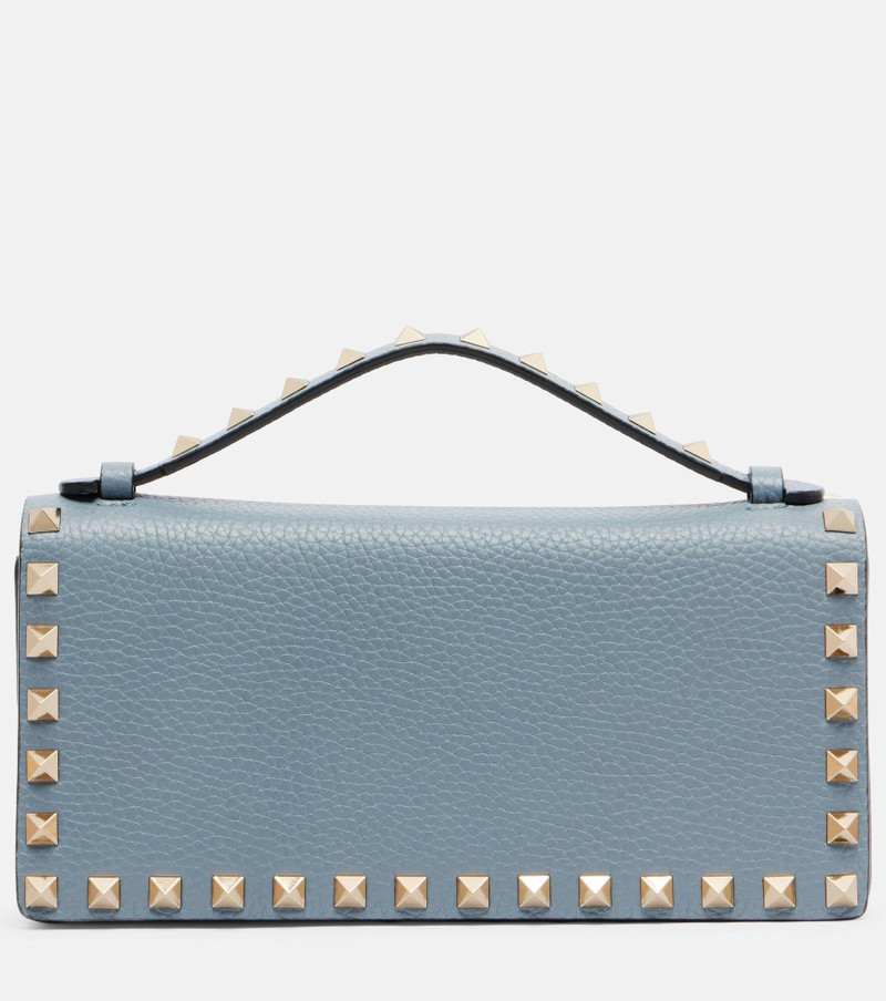 Rockstud Mini leather top-handle bag 1