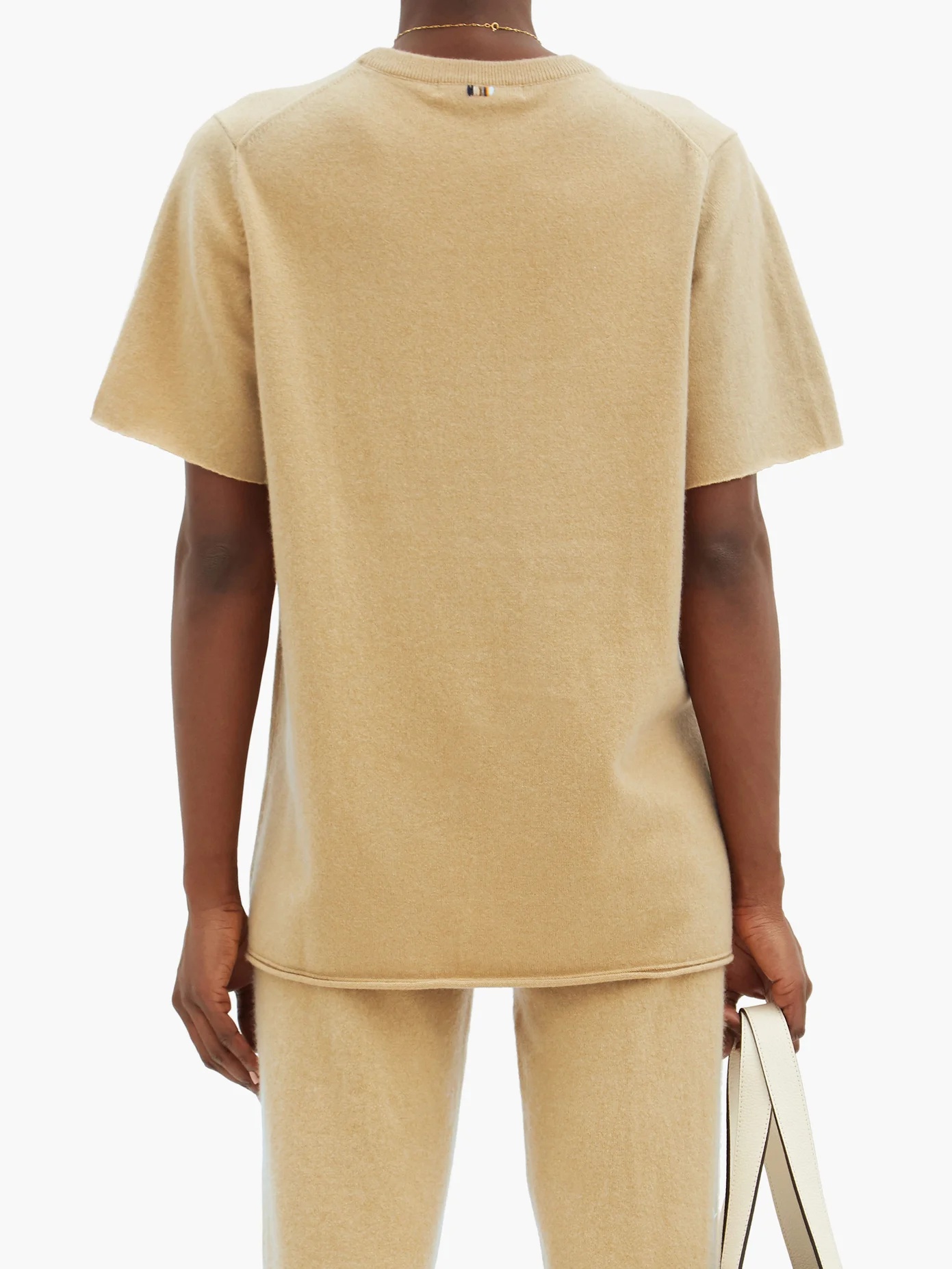 No. 64 oversized stretch-cashmere T-shirt - 5