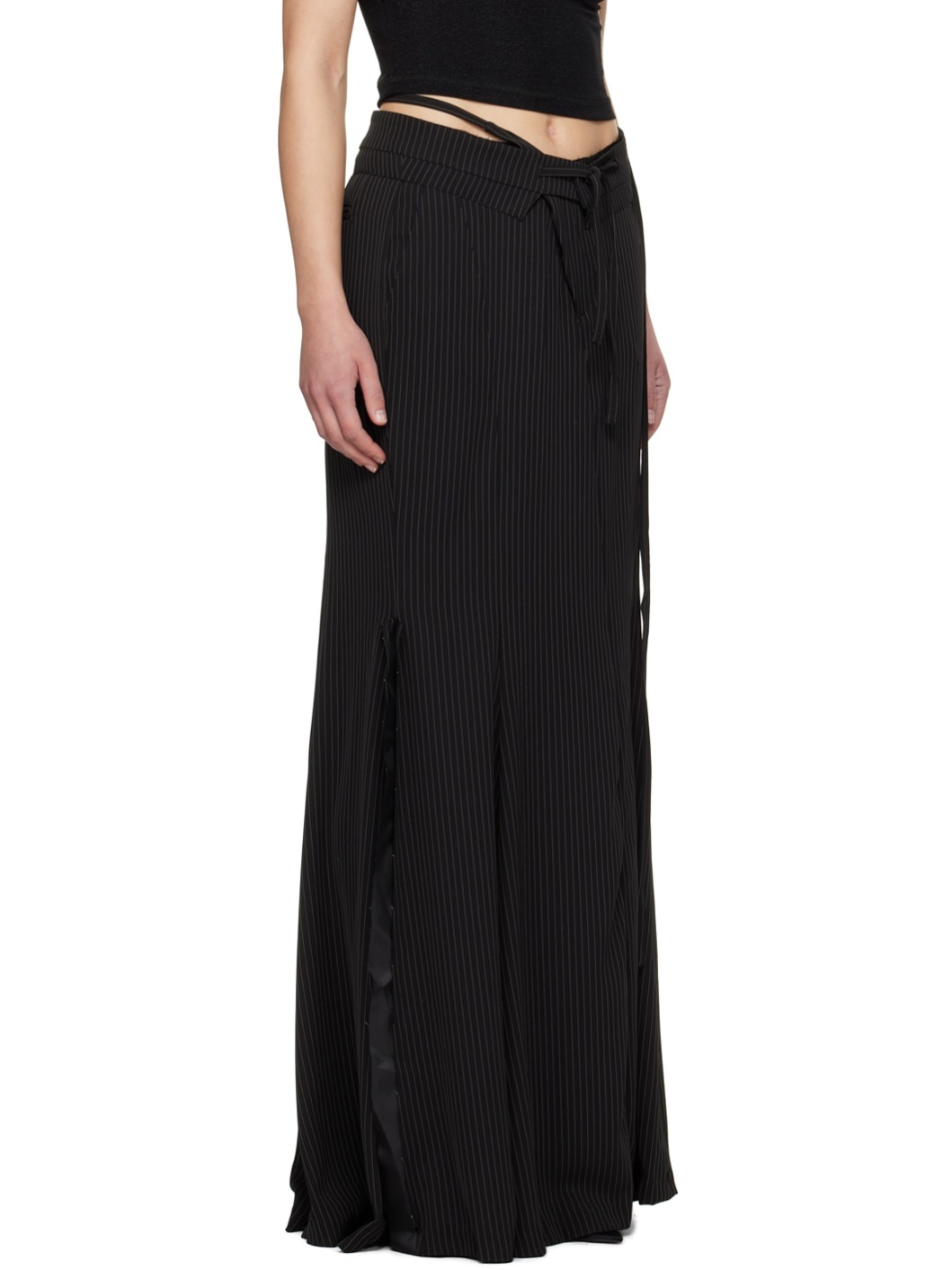 Black Mermaid Maxi Skirt - 2