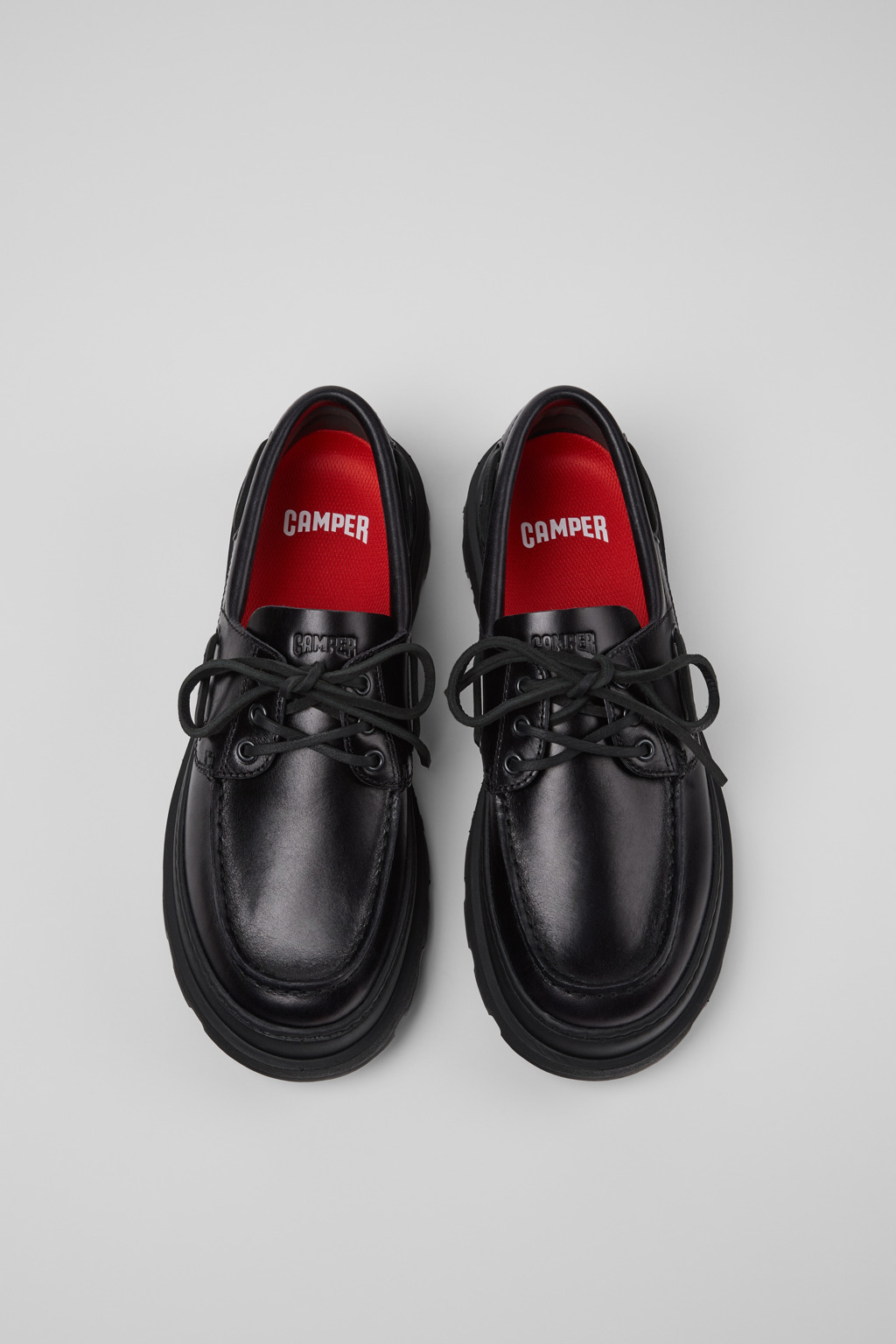 Black Leather Moccasins for Men. - 4