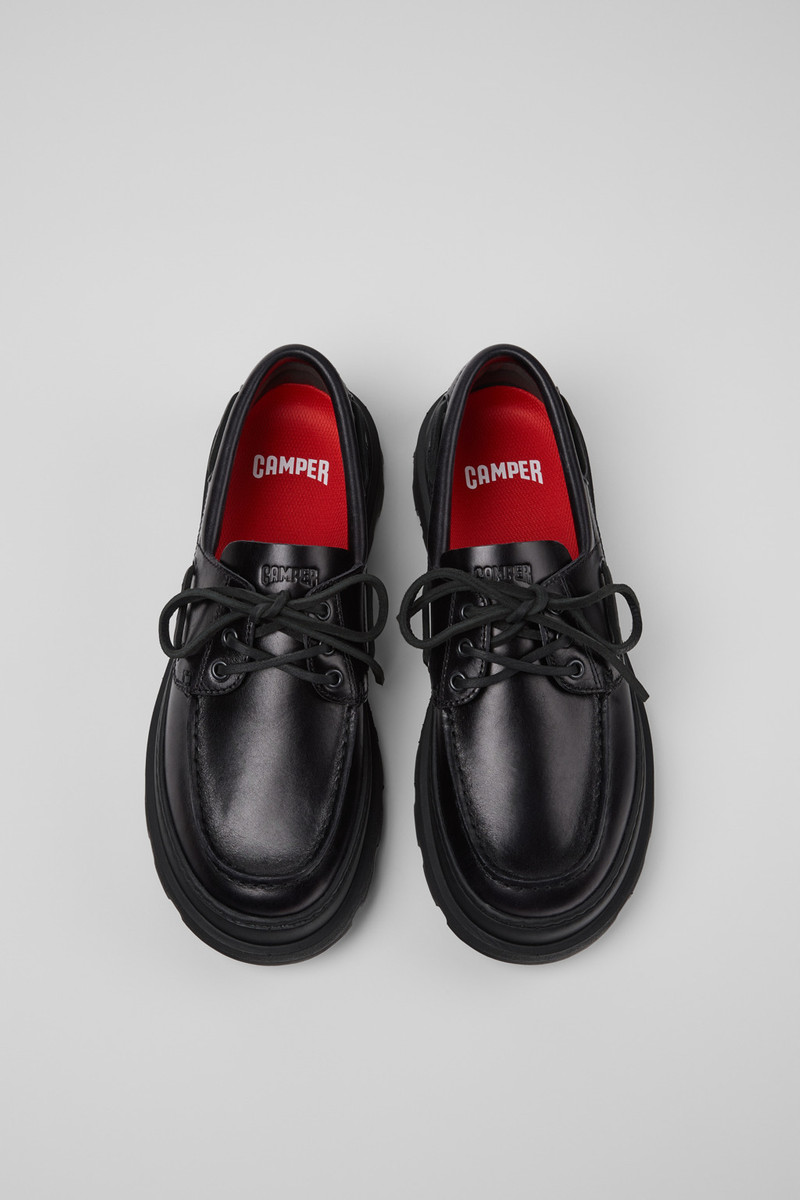 Black Leather Moccasins for Men. 4