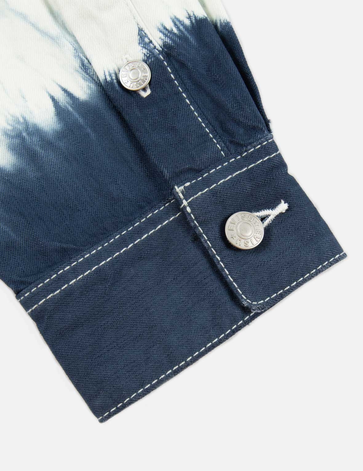 Tie-dye Denim Shirt Jacket - 13