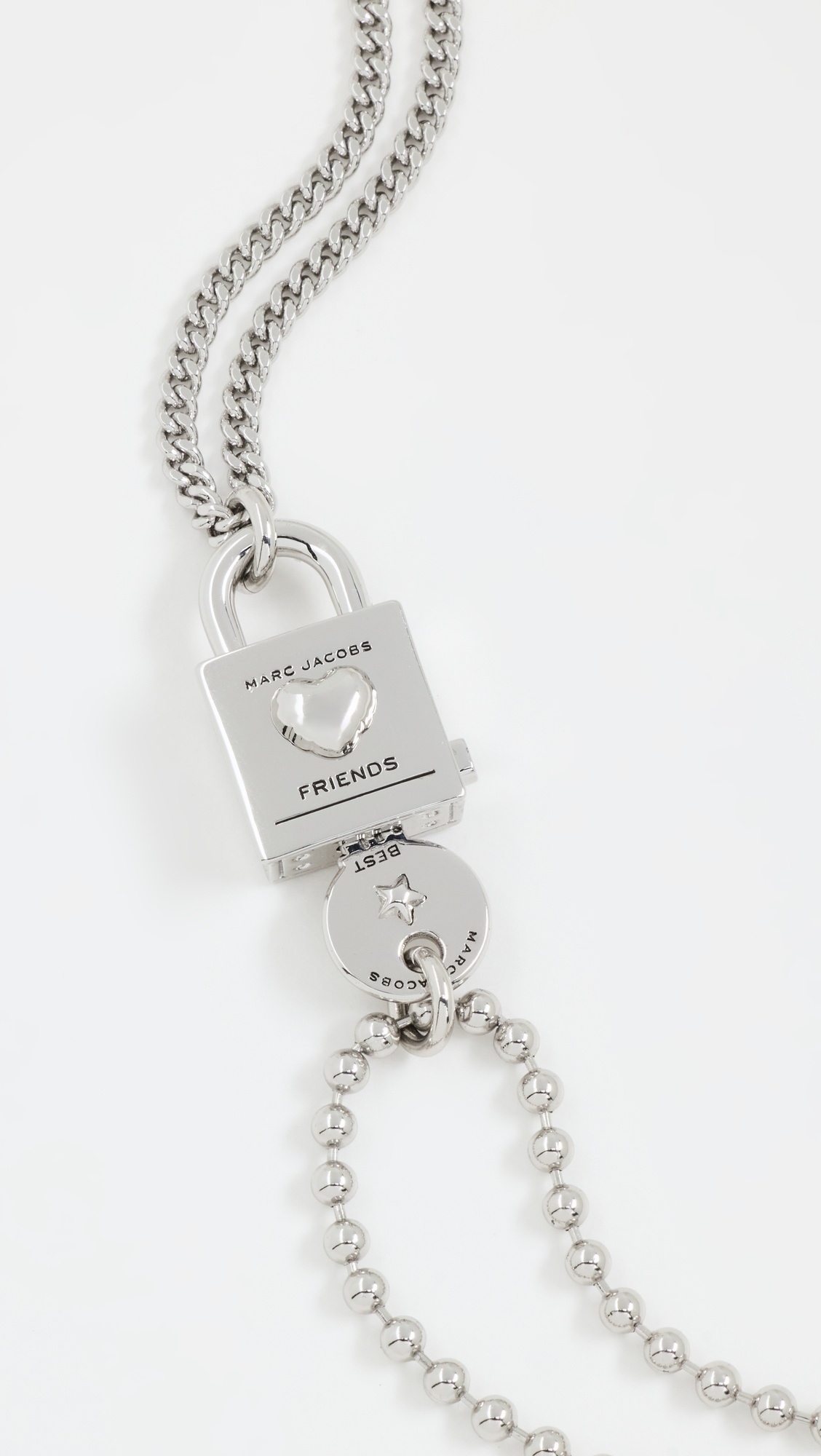 Marc Jacobs Friendship Padlock Necklace | shopbop | REVERSIBLE